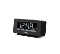 Technoline WT295 - Radio Despertador con Pantalla Positiva y Negativa, Color Negro Mate, 120 x 57 x 45 mm