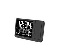 Technoline WT548 - Despertador con proyección, Radio Despertador con pronóstico del Tiempo, Temperatura Interior, Humedad Interior, indicador de Temperatura Exterior, transmisor Exterior, Pilas