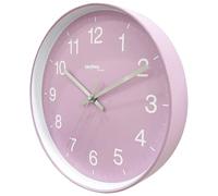 Technoline WT7530 - Reloj de Pared analógico (Cuarzo, 25 cm), Color Rosa y Blanco