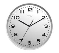 Technoline WT8500 - Reloj de Pared analógico (plástico, 30 cm de diámetro), Color Plateado
