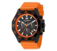 TechnoMarine Mar Vivo TM-225076 - Reloj para hombre, movimiento de cuarzo, acero inoxidable con esfera negra, 44 mm