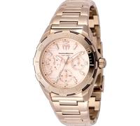 TechnoMarine Seven SEAS Lady - Esfera de acero inoxidable de 36 mm, oro rosa, cuarzo VH63
