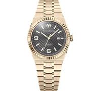 TechnoMarine Terra Nova PC32 - Reloj de cuarzo para hombre, acero inoxidable, 42 mm, color dorado