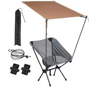 Techo Anti-UV Plegable para Silla - Protección Solar para Silla de Playa | Refugio Solar Paraguas Resistente Portátil para Deportes al Aire Libre Playa Picnic Pesca Senderismo Viaje