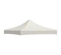 vidaXL Techo para carpa Celebraciones 3x3 m Crema - Toldo / Marquesina / Cenador / Cubierta