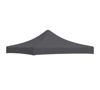 Techo de carpa para celebraciones 3x3 m gris antracita