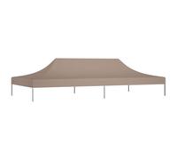 Techo de carpa para celebraciones gris taupe 6x3 m 270 g/m²,Jardín,Artículos de exterior,Estructuras de exteriores,Accesorios para pabellones y cenadores,Cubiertas para carpas y cenadores-315330