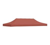 Techo de carpa para celebraciones terracota 6x3 m 270 g/m²,Jardín,Artículos de exterior,Estructuras de exteriores,Accesorios para pabellones y cenadores,Cubiertas para carpas y cenadores-315333
