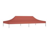 Techo de carpa para celebraciones terracota 6x3 m 270 g/m²,Jardín,Artículos de exterior,Estructuras de exteriores,Accesorios para pabellones y cenadores,Cubiertas para carpas y cenadores-315333