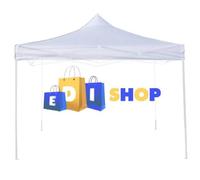 Techo de carpa plegable 3 x 3 m, de tela Oxford 600D impermeable 9005/1