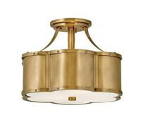 Quintiesse Chance lámpara de techo 2x60 W latón QN-CHANCE-SF-S-HB