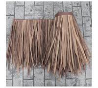 Techo de Paja Artificial Duradero - Teja de imitación de Paja de PE Amarilla para pabellón, Pasillo, decoración de jardín - Sombrilla de Paja Artificial de 0,5 x 5 m - Ideal para Espacios ex