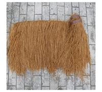 Techo de Paja Artificial Duradero - Teja de imitación de Paja de PE para pabellón, sombrilla y decoración de jardín - Paja Artificial (Amarillo52, 0,5x9m)