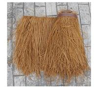 Techo de Paja Artificial Duradero - Teja de Paja de imitación, 0,5 x 5 m, Paja Decorativa de plástico PE para pabellones, sombrillas y césped, amarillo53 decoración de exteri