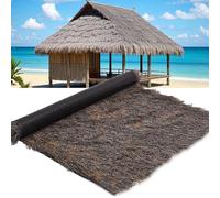 Techo De Paja Artificial En Rollo For El Hogar, Impermeable Y Resistente Al Fuego, Ideal For Bares Tiki, Terrazas, Jardines Y Fiestas Hawaianas.(0.5 * 20m(1.6 * 65.6ft))