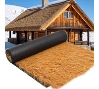 Techo De Paja Artificial Enrollable Para Decor De Bares Tiki|rollo De Paja Artificial Sin Mantenimiento|rollo De Paja De Palma Para Decor Jardines|Techo De Paja Impermeable(Size:1*3m(3.2*9.8ft))