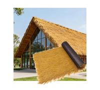 Techo de Paja Artificial Mexicana, Techo de Paja Tropical Impermeable, para cabaña, Bar, de bajo Mantenimiento (2x17m)