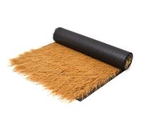 Techo de Paja Artificial Mexicano Techo De Paja Sintética, rollos de paja retardante simulada,Para Tiki, Bar, Cabaña, Hierba, Pato, Barco, Persianas, Rollos De Corredor, Techo De Paja Cu(Size:1x10m)