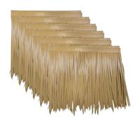 Techo de Paja Artificial, Rollos Césped para Techos Bares Tiki Toldos Exterior Terraza para Terrazas Sombrillas Vallas Y Decoración Fiestas WXQTM(24PCS)
