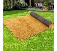 Techo De Paja Artificial, Rollos De Paja De Simulación, Rollo De Paja De Palma Sintética Mexicana, Paja De Simulación De PE, Para Bar Cubiertas Sombrillas Valla Decoración(0.5x8m(1.64x26.24ft))