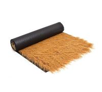 Techo de paja artificial, techo de paja, bar tiki, cabaña, césped, persianas, techo de palapa for jardín y cubiertas de sombrillas de patio.(0.5 * 3m(1.6 * 9.8ft))