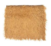 Techo de paja artificial Tiki de 1 x 20 m, paja sintética amarilla para fiesta en la playa, festival hawaiano, decoración de valla de jardín, decoración de bar al aire libre