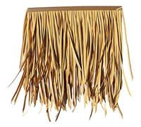 Techo de paja de palma sintética, La paja artificial artesona el paquete de la anchura del material los 0.5m PE 1-20 PCS for decoración al aire libre(6 PCS)