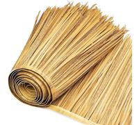 Techo de paja de palma sintética, Rollo de paja palma artificial for jardín, patio, cercado, decoración fiesta, paquete 1-20 piezas(9 PCS)