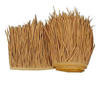 Techo de paja de palma sintética, Rollos de paja artificial for barras, decoraciones jardín, tamaños múltiples ancho 50cm(20 PCS)