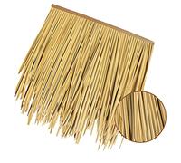Techo de paja de palma sintética, Rollos de paja mexicana artificial for Tiki Bar, jardín, Patio, granja, persiana pato, paquete 1-20(9 PCS)