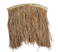 Techo de paja de palma sintética, Rollos de paja palma artificial for tamaños múltiples decoración del patio jardín Tiki Hut(5 PCS)