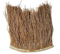 Techo de paja de palma sintética, Tamaños múltiples de la decoración los rollos paja palma del rodapié hierba Tiki(7 PCS)