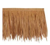 Techo de Paja de Rafia Natural de 64x13,12 pies para Puestos de Caza de Patos, Rollos de Paja de Palma, Cubierta de Techo de Paja, Paja Decorativa de simulación para sombrilla y minibar.