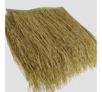 Techo de Paja Natural de 19,7 x 39,4 Pulgadas para Bar y cabaña Tiki, auténtico Techo de Paja Mexicana, Ideal para Decoraciones Tiki, Hierba para escondites de Patos, Pared de Hierba Tipo so