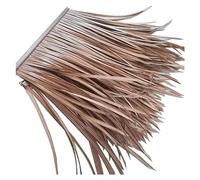 Techo de Paja Natural Estilo Tiki - Hierba de 19.7x39.4 Pulgadas para Bar Tiki, cabaña Tiki Mexicana, Puesto de Caza de Patos, decoración de Pared con sombrillas, Fiestas al ai