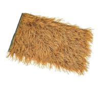 Techo de paja sintética ignífuga para cabañas Tiki, rollo de paja artificial para decoración de jardín y patio, 1 x 10 m, cubierta de paja duradera