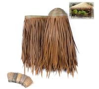Techo de Paja sintética, Rollo de Paja de Palma Artificial - Techo de Paja Mexicana para Puesto de Caza de Patos, Tejas de Paja de simulación para Cubierta de sombrilla, cenador Exterior y d