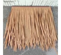 Techo de Paja sintética, Rollo de Paja de Palma Artificial - Techo de Paja sintética para cabañas y decoración, Opciones (Caqui) proyectos de Bricolaje, Tec