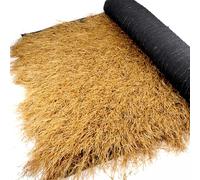 Techo de Paja sintética, Rollo de Techo de Paja sintética Impermeable - Paja Mexicana Artificial ignífuga para cabaña, Piscina, Patio, Bar de Playa y decoración de Fiestas Hawaianas (1x14m)