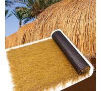 Techo de Paja sintética, Techo de Hierba Artificial - Paja sintética Duradera para cabañas, Patios y Fiestas en la Playa, 1x16m (39,4x630in) Temas Hawaianos y decoración de e