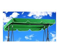 Cubierta de Toldo para Columpio210 x145cm Impermeable,Columpio Jardin Toldo de Reemplazo Anti Viento,Recambio Toldo Balancin Jardin Exterior,Resistente al Desgarro Paño de Poliéster (210*145cm,Verde)