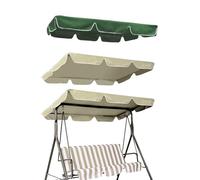 Techo de Repuesto para Columpio de Jardín, Impermeable,Columpio Jardin,Cubierta de Toldo de Repuesto con Protección UV,Toldo Balancin Jardin 2-3 Plazas (3 seater 195 * 125 * 15CM,Beige)