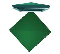 Techo De Repuesto Para Sombrilla 3.0x3.0 M Toldo De Recambio De Sombrilla Cuadrada 4 Varillas Cubierta De Recambio Para Sombrilla De Jardín/Mercado/Playa, Impermeable(Green,3.2mx2.5m(10.5'x8' ))