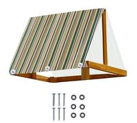 Techo de repuesto para swing - 110 x 230 cm impermeable lona impermeable | Cubierta oscilante de protección solar UV para pérgola exterior, pabellón, terraza de jardín, casa de juegos, techo de jardín
