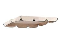 Techo de Repuesto para un Columpio, Cubierta de Reemplazo Impermeable, Cubierta de Capota Oscilante, Tela Oxford 420D, para Columpios 2/3 Plazas(Beige,3 Seater:77x49x6in)