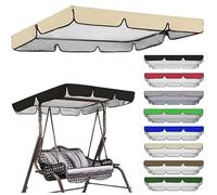 Techo de Repuesto para un Columpio Cubierta de Toldo para Columpio Fundas para Balancin Jardin Exterior Toldos para Balancin de Exterior Impermeable y UV Protección,002,249 * 185 * 18cm