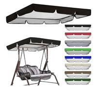 Techo de Repuesto para un Columpio Cubierta de Toldo para Columpio Fundas para Balancin Jardin Exterior Toldos para Balancin de Exterior Impermeable y UV Protección,003,195 * 125 * 15cm
