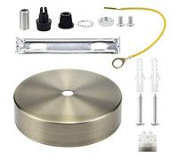 Techo de Rose Colgante Cable Grip Flex Abrazadera Placa para instalación de luz 100 mm Elija lámpara colgante Multi Color Conjunto completo Bronce antiguo