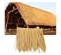 Techo Paja para Cabaña Tiki Láminas Paja Artificial para Techos Rollos Paja Palmera Aspecto Realista Para Sombrillas Jardín Y Patio Bares Tiki WXQTM