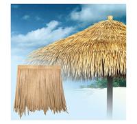 Techo Paja Sintética Cubierta Paja Imitación Rollos Paja Tropical Simulada para La Decoración Fiestas Con Sombrillas En Terrazas WXQTM